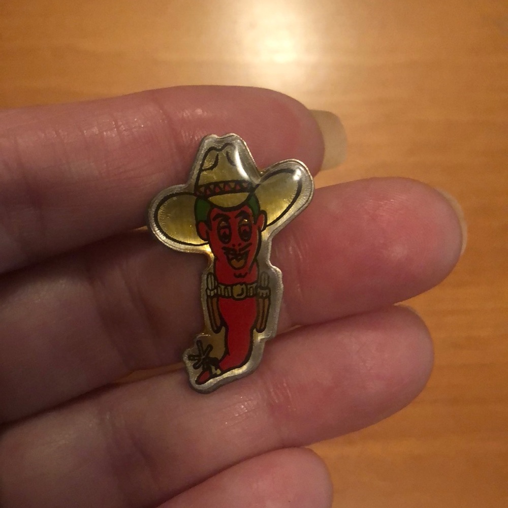 Vintage Collectible Red Chili Pepper Pin